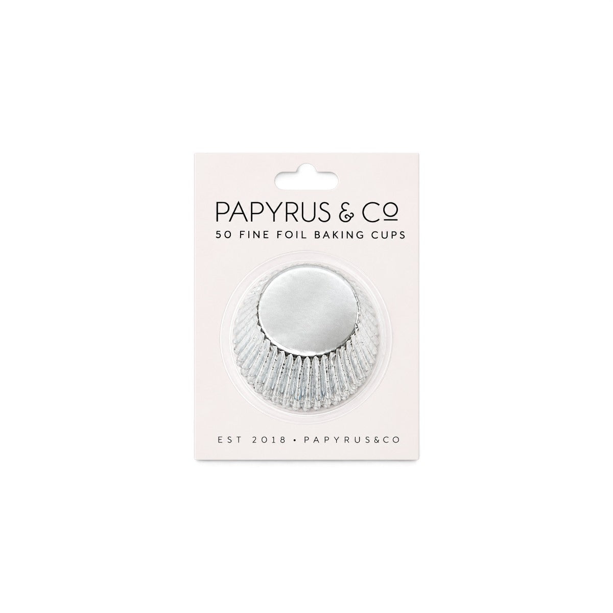 Papyrus Foil Baking Cups Silver Pack of 50