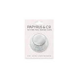 Papyrus Foil Baking Cups Silver Pack of 50