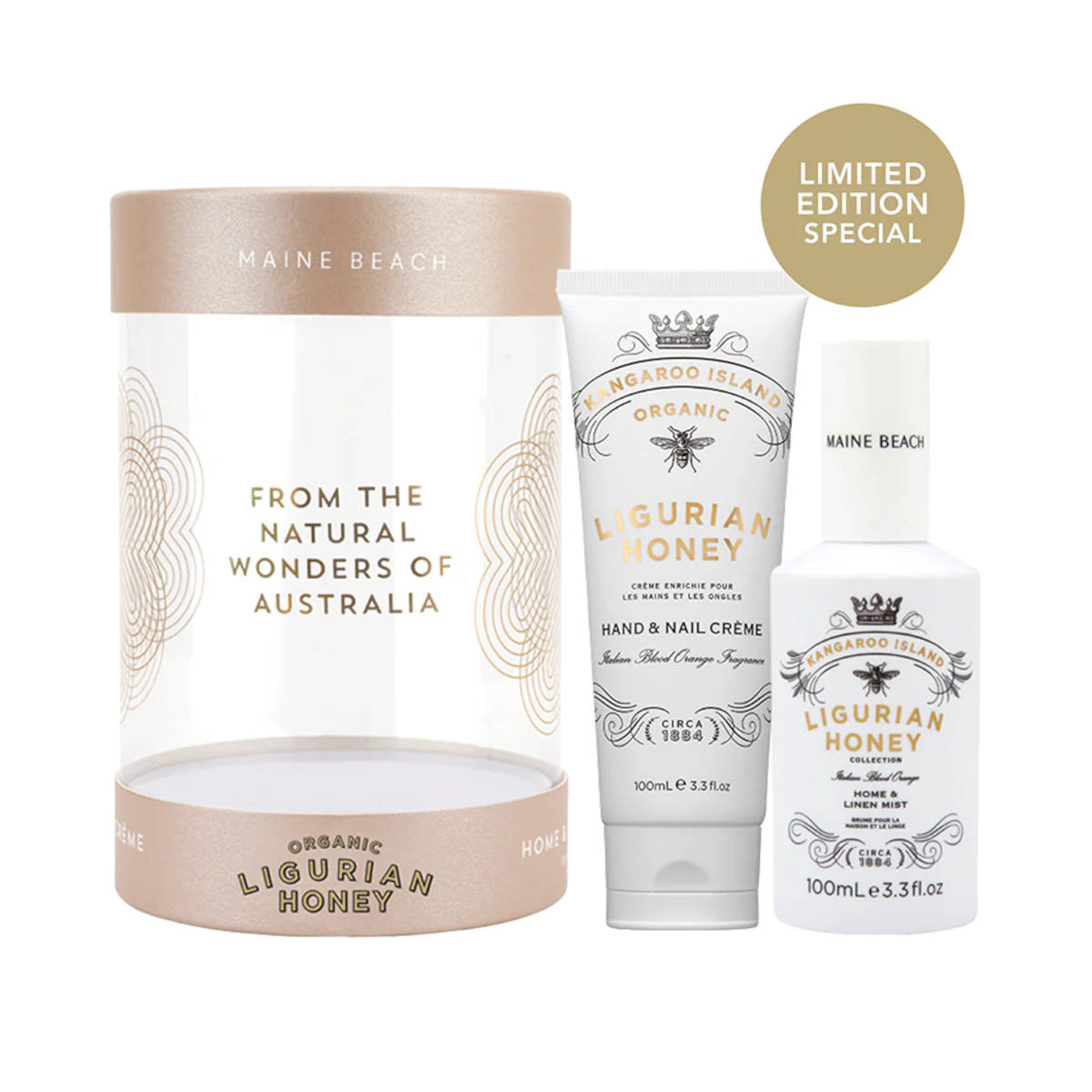 Maine Beach Natural Wonders Ligurian Honey Gift Set | Minimax