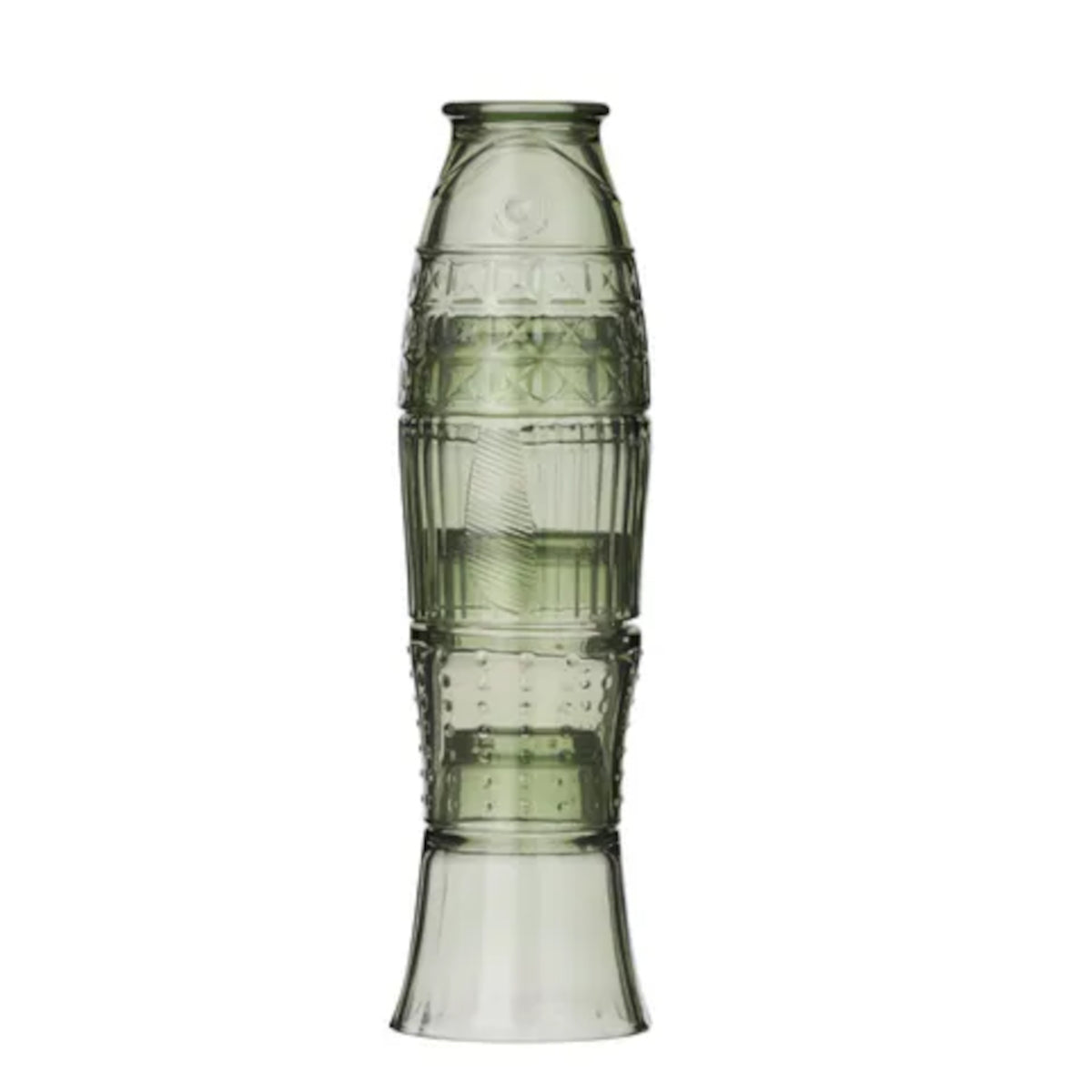 Assemble Frank Stackable Glass Olive 7x26.5cm (Set of 4)