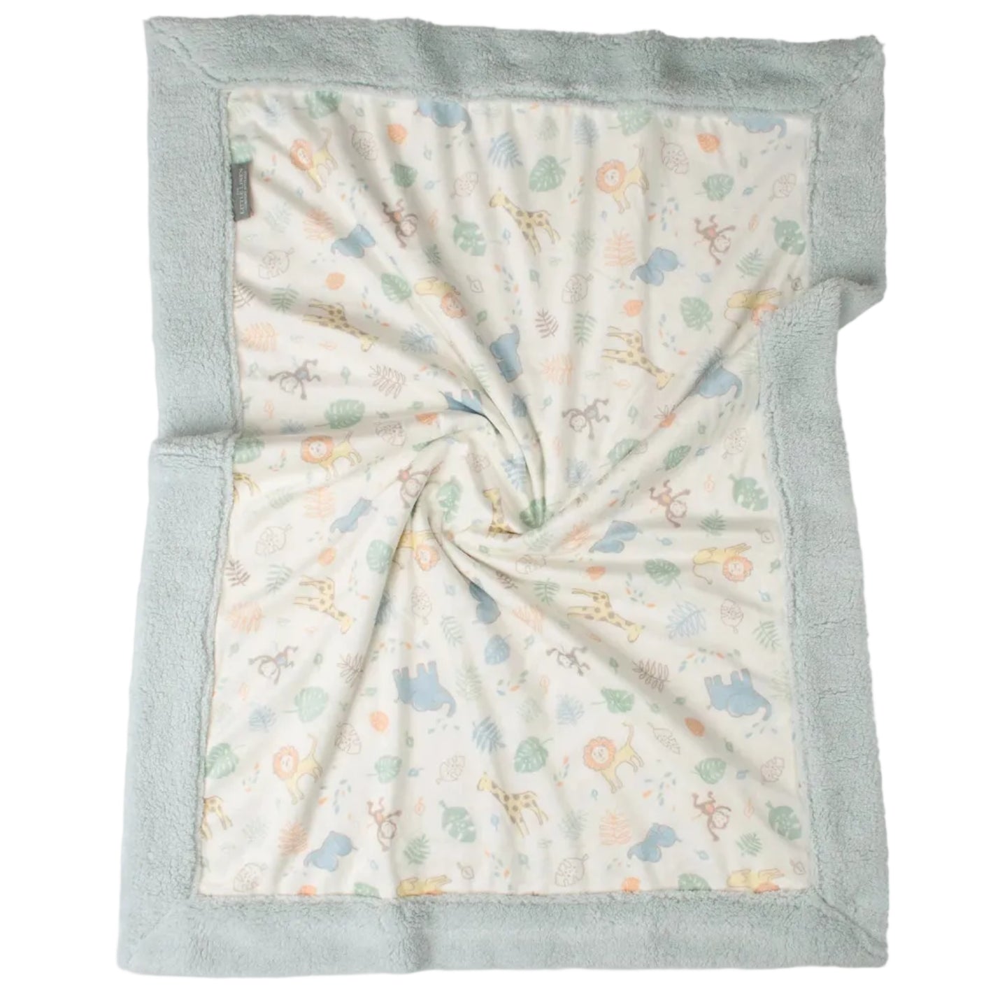 Little Linen Savanna Giraffe Snuggle Blanket | Minimax