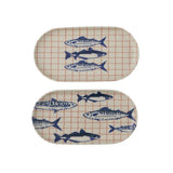 Assemble Angler Ceramic Plate 2 Assorted 18.5x9.5cm (Price per item)