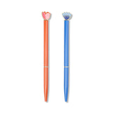 Designworks Ink Metal Ballpoint Icon Pen Floral Set of 2 | Minimax