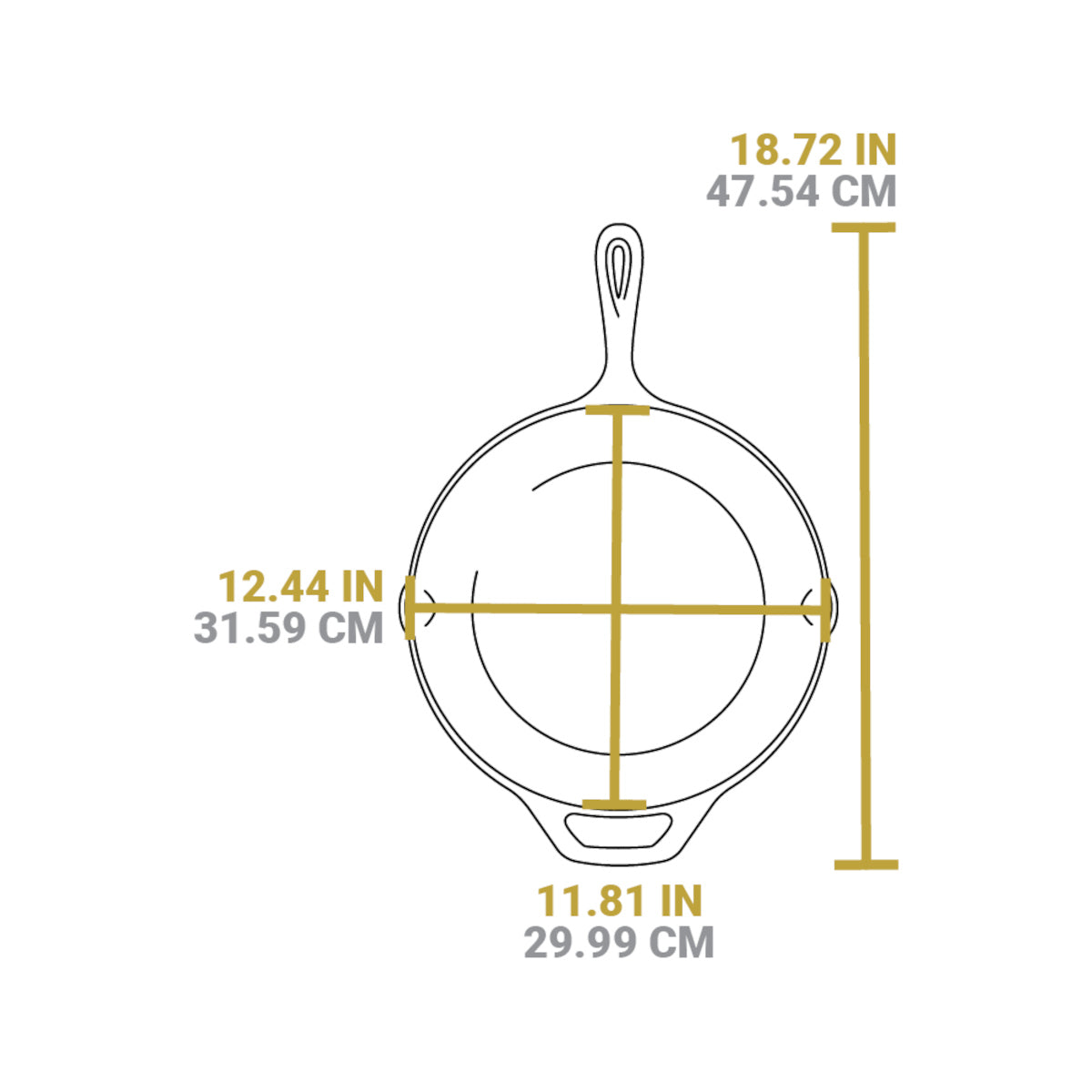 Lodge Chef's Skillet Set 3 Piece | Minimax