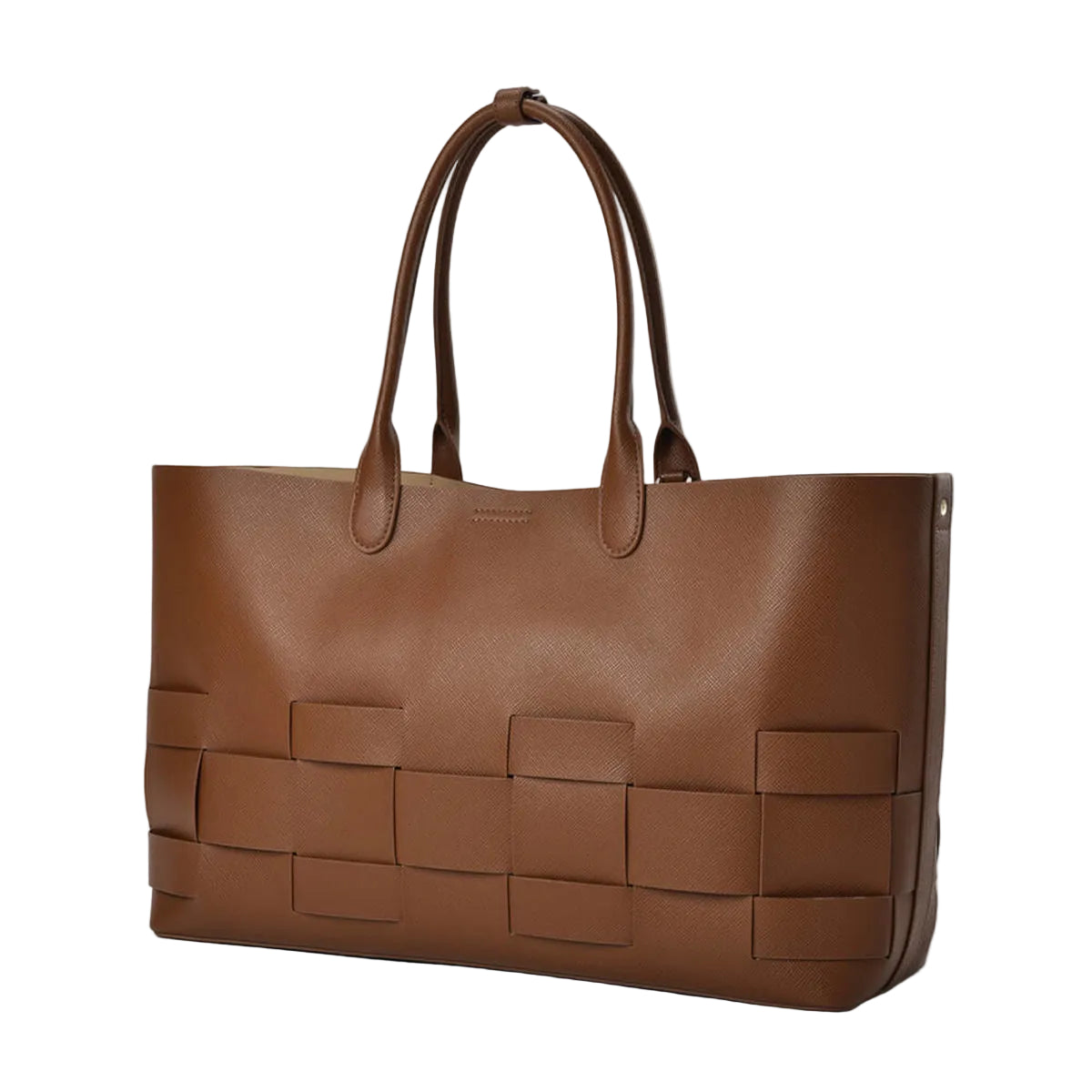 Elms & King Kensington Tote Tan Saffiano