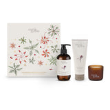 Myrtle and Moss Rose Geranium Trio 2026 Hand and Body Wash, Hand Cream, Mini Candle Gift Set