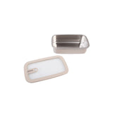 Oasis Microwave Safe Rectangular Stainless Steel Container Oat 700ml