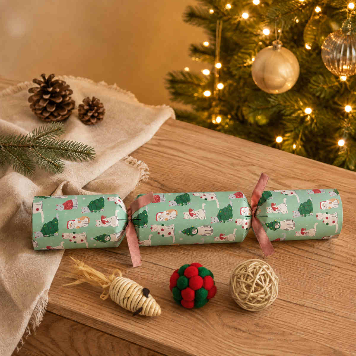 Mistletoe & Merry Pets Cats Cracker 35cm | Minimax