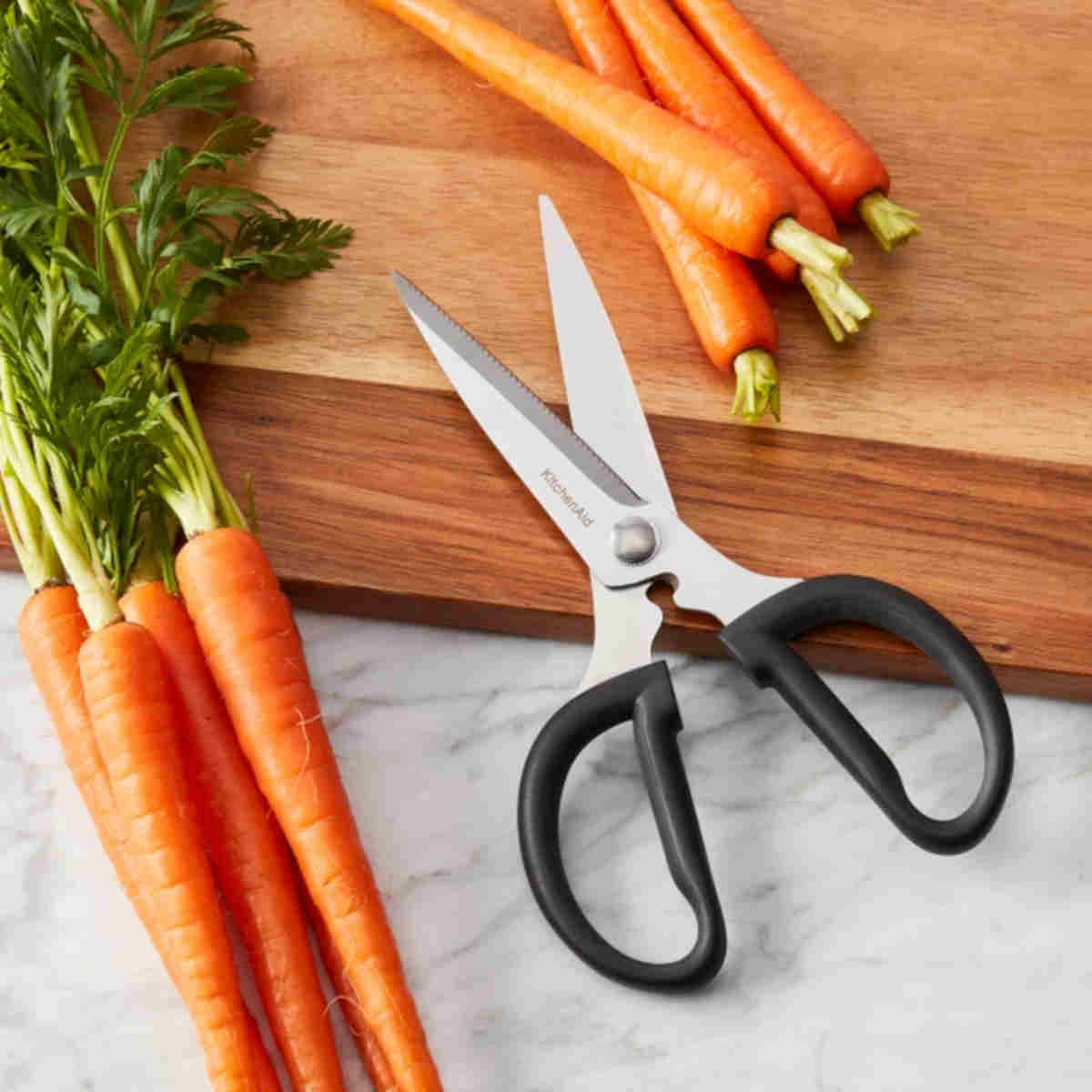 KitchenAid Multi-Purpose Scissors, Easy Grip Stainless Steel Kitchen Shears – Black | Minimax