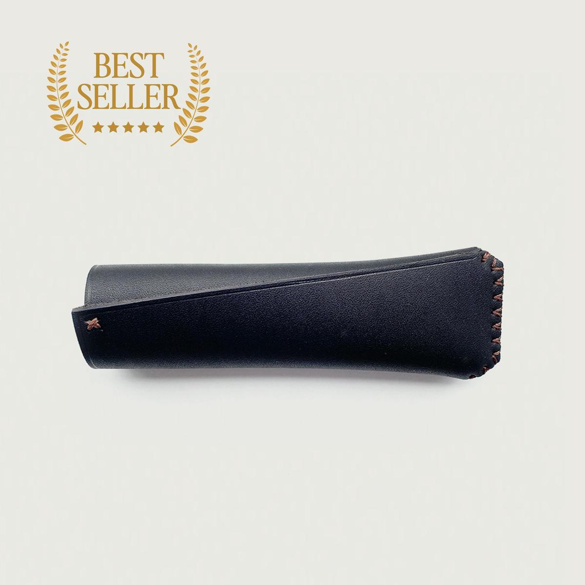 The Leather Pan Snug. Heatproof Premium Leather Handle Cover