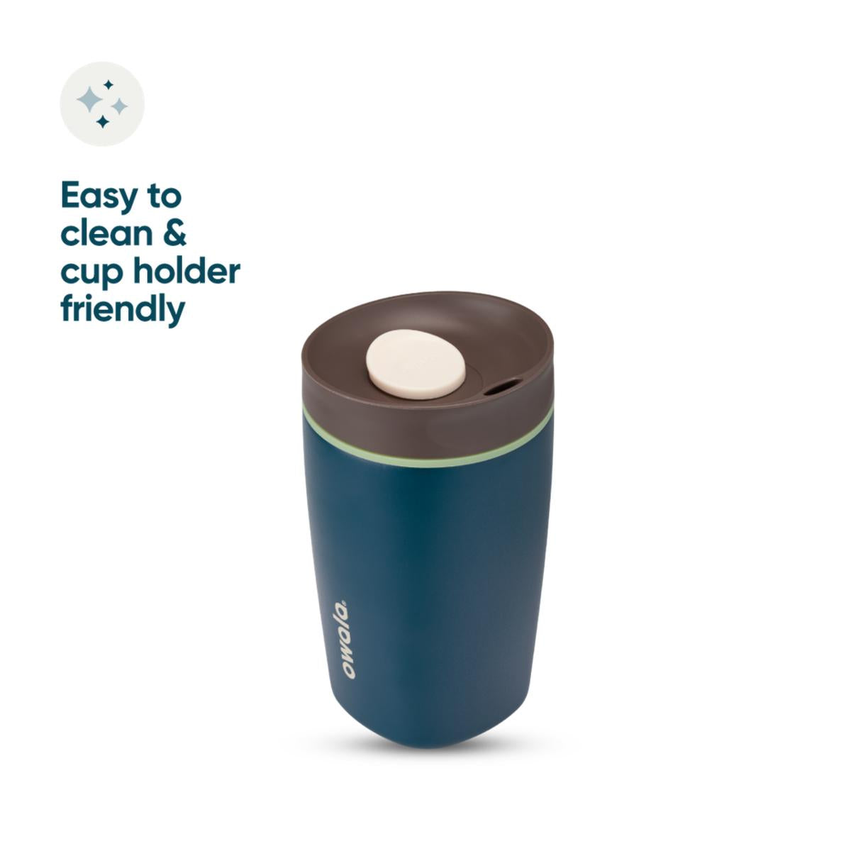 Owala SmoothSip Slider Water Bottle Moonlit Shadow 355ml