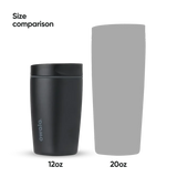 Owala SmoothSip Slider Water Bottle Very Dark Black 355ml | Minimax