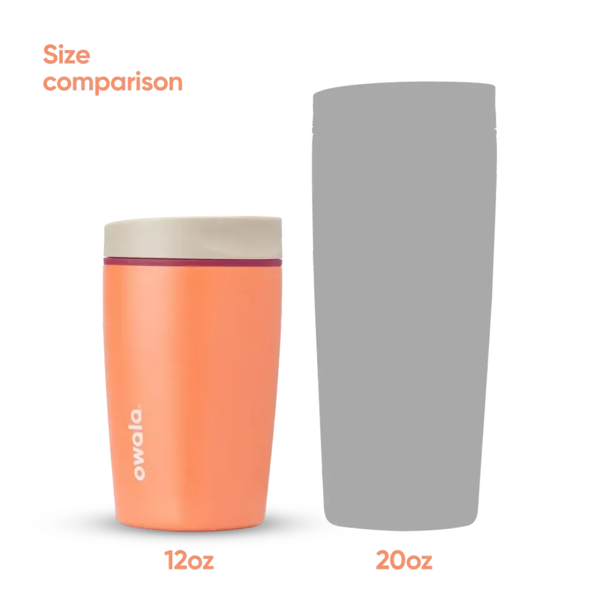 Owala SmoothSip Slider Water Bottle Campfire 355ml