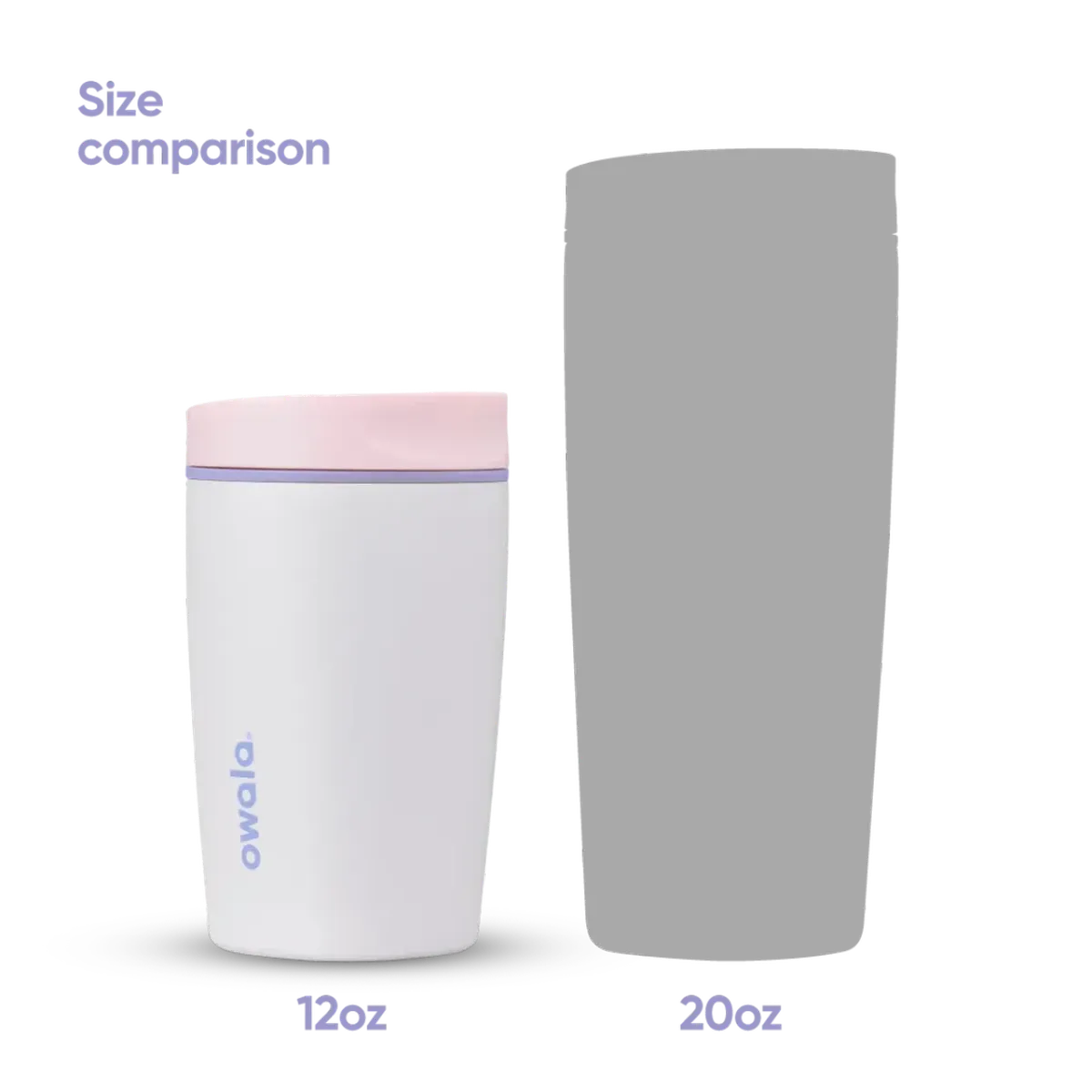 Owala SmoothSip Slider Water Botte Candy Coated 355ml