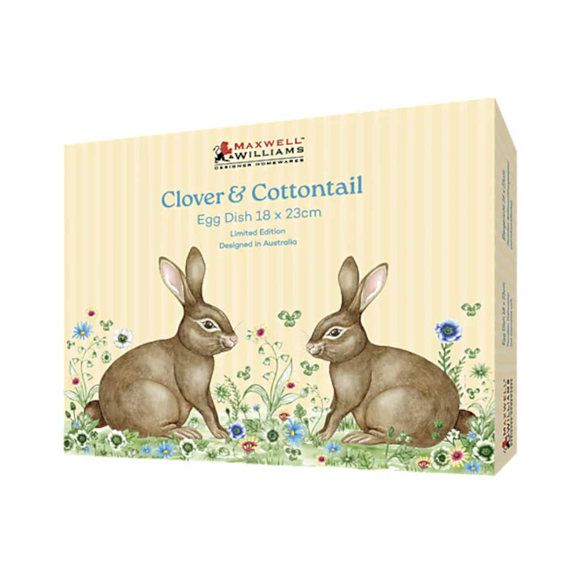 Maxwell & Williams Clover & Cottontail Egg Dish 18X23cm | Minimax