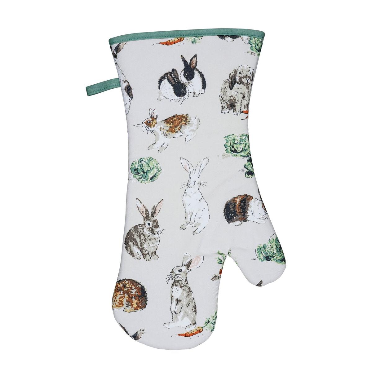 Ulster Weavers Rabbit Patch Gauntlet Oven Glove Multi-coloured | Minimax