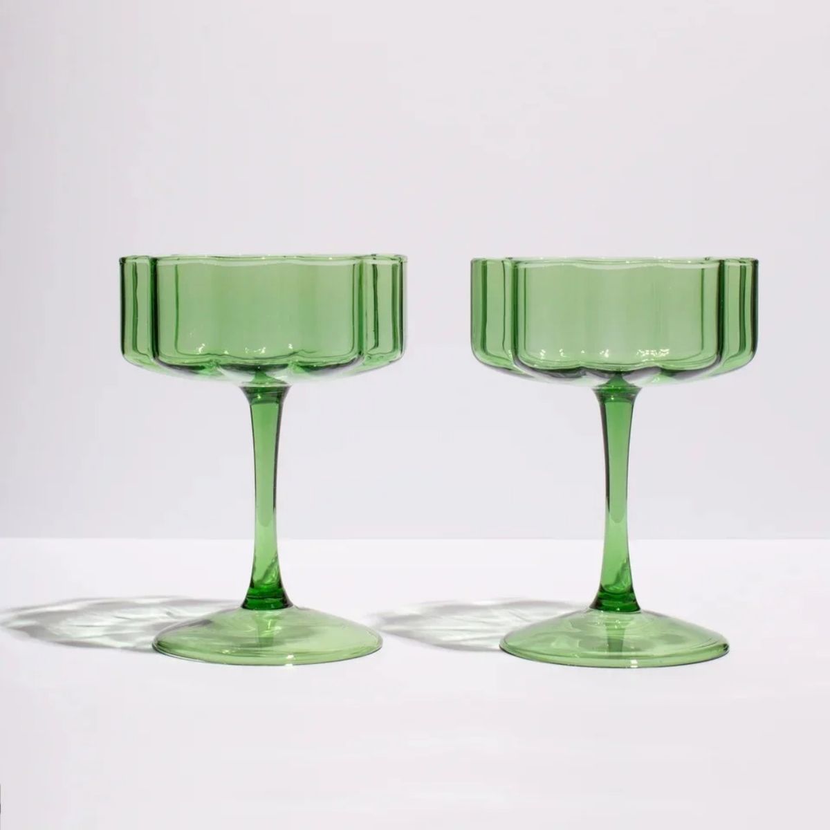 Fazeek Wave Coupe Green 250ml Set of 2