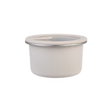 Oasis Microwave Safe Round Stainless Steel Container Oat 680ml