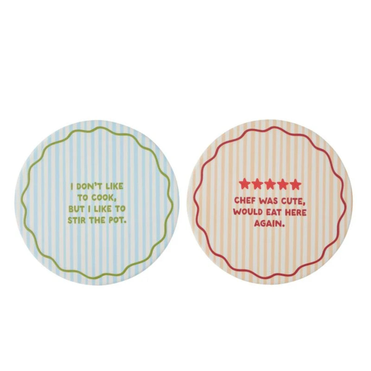 FOODIE CERAMIC TRIVET 20cm 2ASST | Minimax