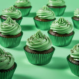 Papyrus Foil Baking Cups Green Pack of 50