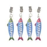 Assemble Fish Tablecloth Weights 11.5x2.5x1cm (Set of 4)