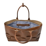 Elms & King Kensington Tote Tan Saffiano