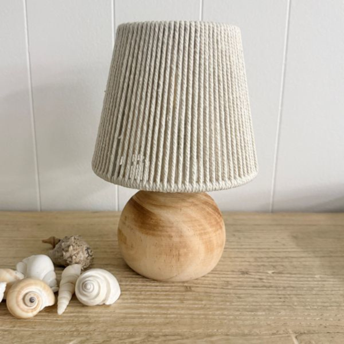 Botl Wood String Battery Operated Table Lamp 14 x 20cm | Minimax