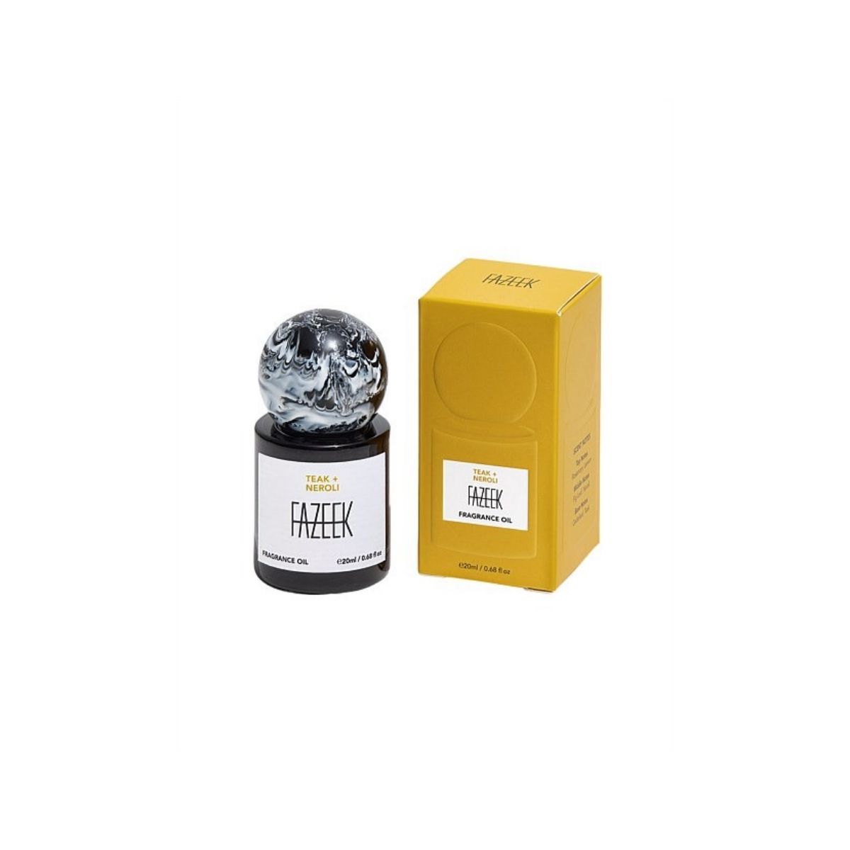 Fazeek Teak + Neroli Fragrance Oil 20ml