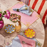 ip&Co Pink Tuscan Embroidered Placemat 50x35cm Set of 4