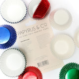 Papyrus Foil Baking Cups Silver Pack of 50