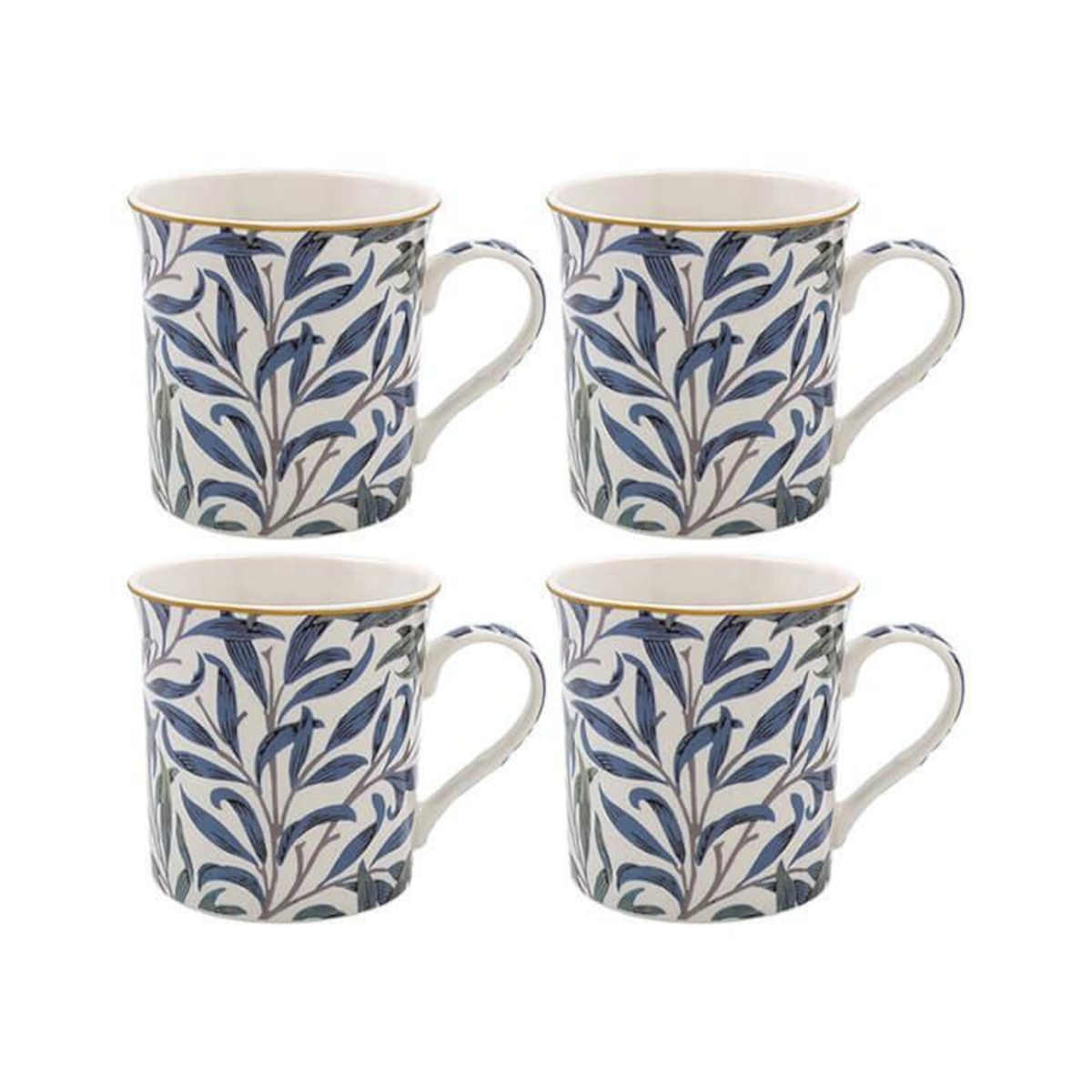 William Morris Willow Bough Mugs 315ml (Set of 4) | Minimax