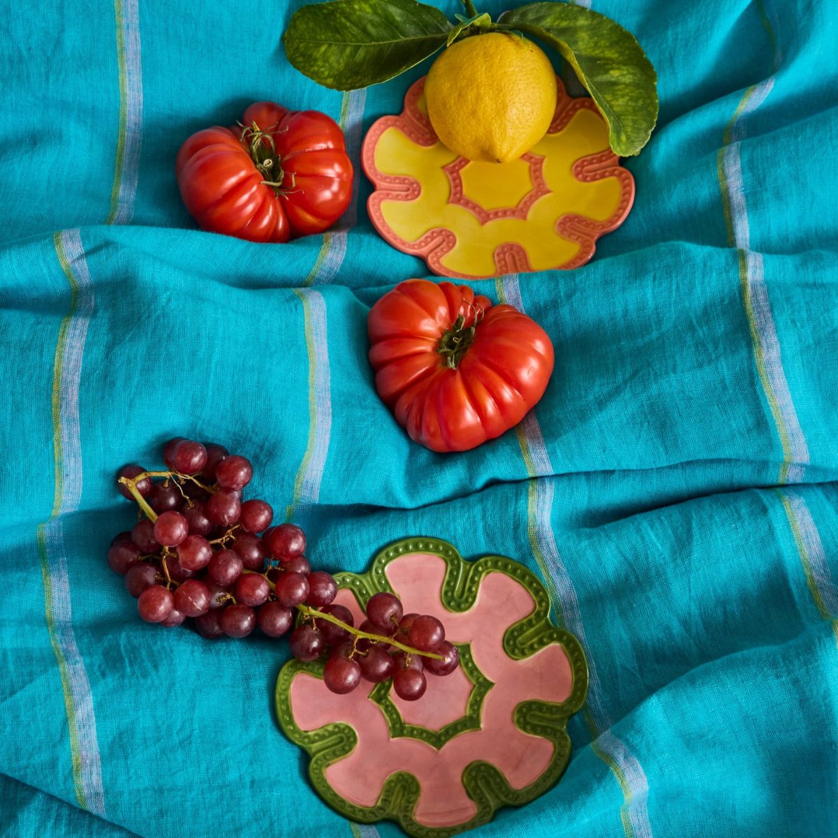 Kip&Co Primo Side Plate Assorted 16.5cm Set of 4