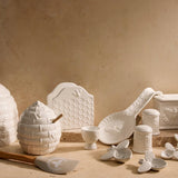 Davis & Waddell Wildflower & Hive Spoon Rest White