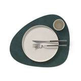 Lind DNA Curve Placemat Dark Green 37 x 44cm