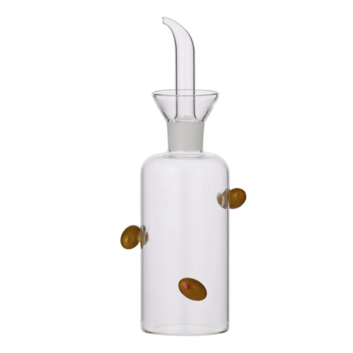 Assemble Gino Glass Oil Bottle Green Olive 8x16cm
