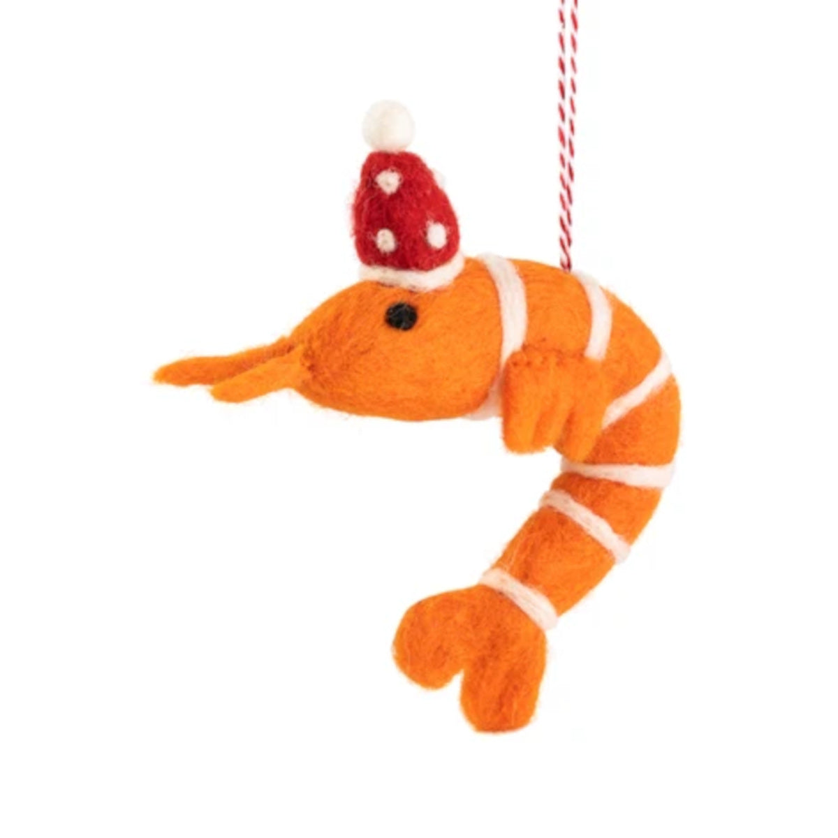 Vevoke Prawn Peter Felt Ornament