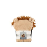 Little Linen Savanna Lion Baby Plush Hooded Towel | Minimax