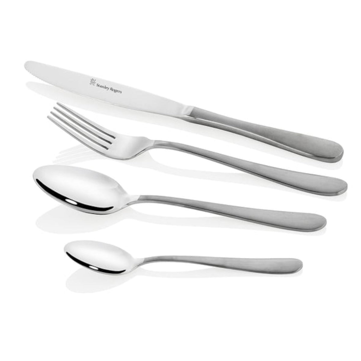 Stanley Rogers Albany Dual Finish Cutlery 16 Piece Set