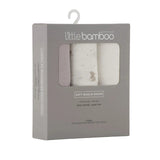 Little Bamboo Baby Muslin Wraps Stone Grey (Pack of 3)
