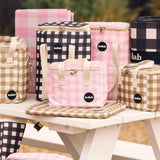 Kollab Lunch Bag Candy Pink Check | Minimax