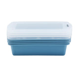 Wiltshire Silicone Meal Prep Freezer Trays with Lids 4 Piece Set | Minimax