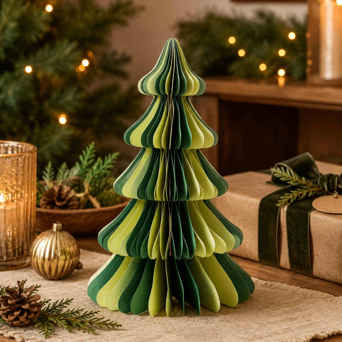 Madras Link Natalia Paper Tree Greens Small 40cm