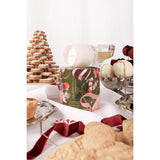 The Aromatherapy Co. White Lily & Holly Candle 80g – festive soy wax candle in white glass jar with seasonal green and red gift box