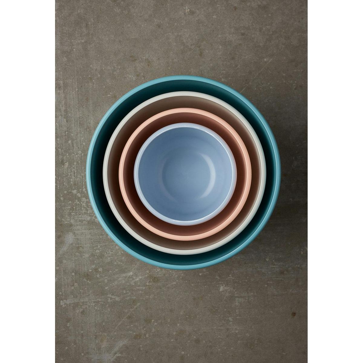 Mepal Cirqula Round Set of 3 (500ml+1000ml+2000ml) - Nordic Sage