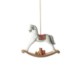 French Country Rocking Horse Resin Decoration 11cm | Minimax