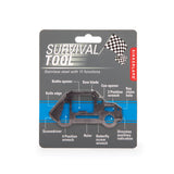 Kikkerland Stainless Steel Car Shaped Survival Mult-tool Silver | Minimax