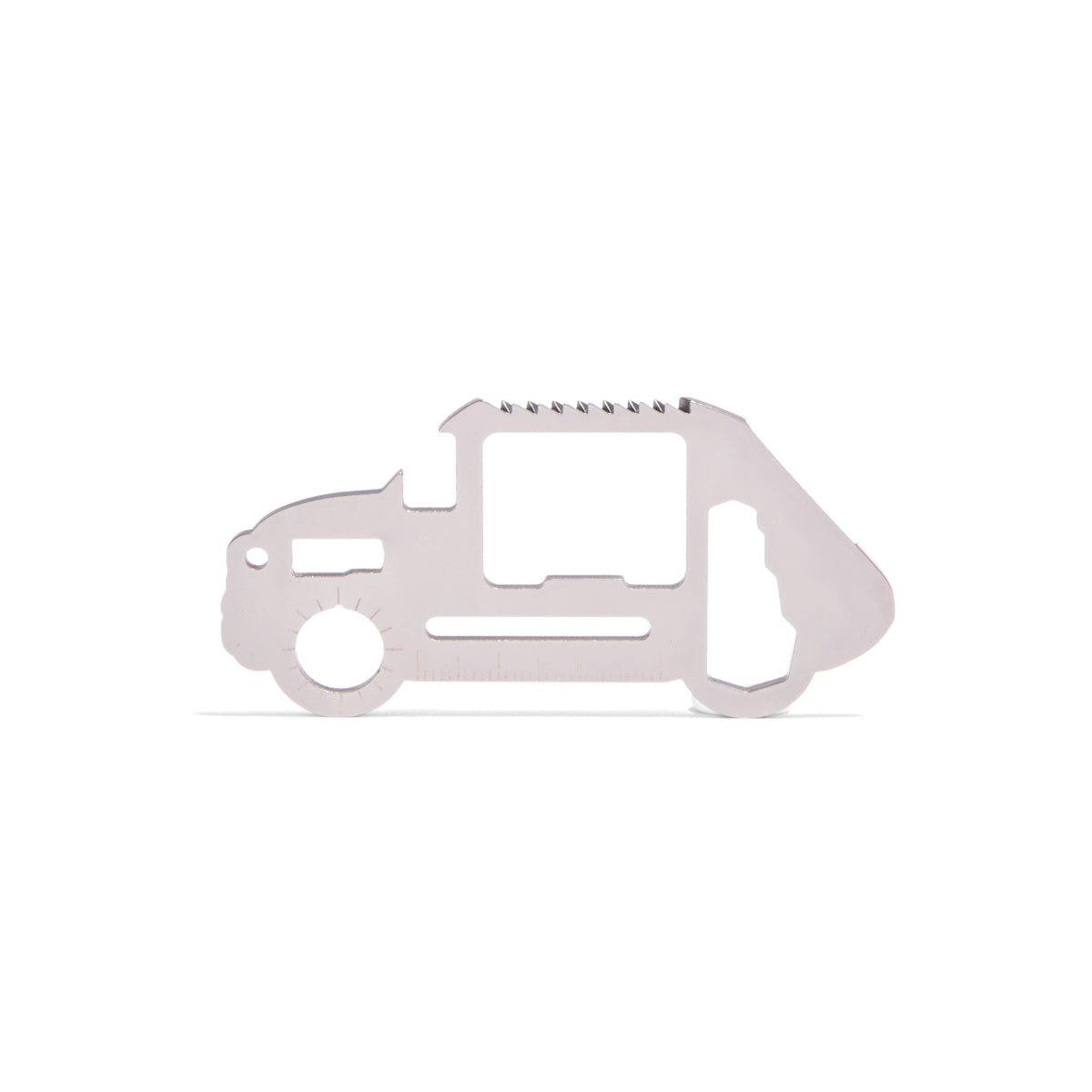 Kikkerland Stainless Steel Car Shaped Survival Mult-tool Silver | Minimax