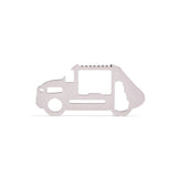 Kikkerland Stainless Steel Car Shaped Survival Mult-tool Silver | Minimax