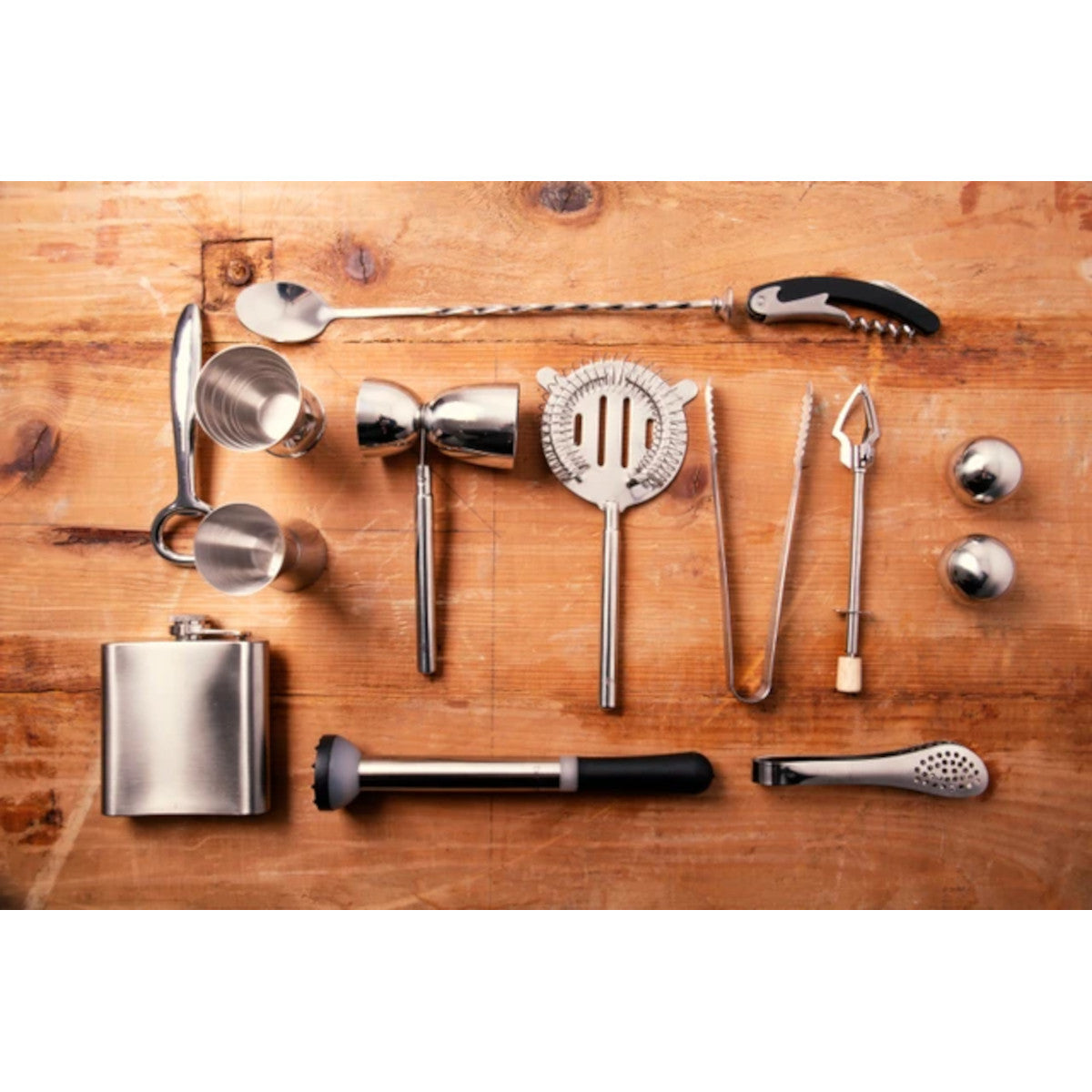 BarCraft Cocktail Muddler Stainless Steel