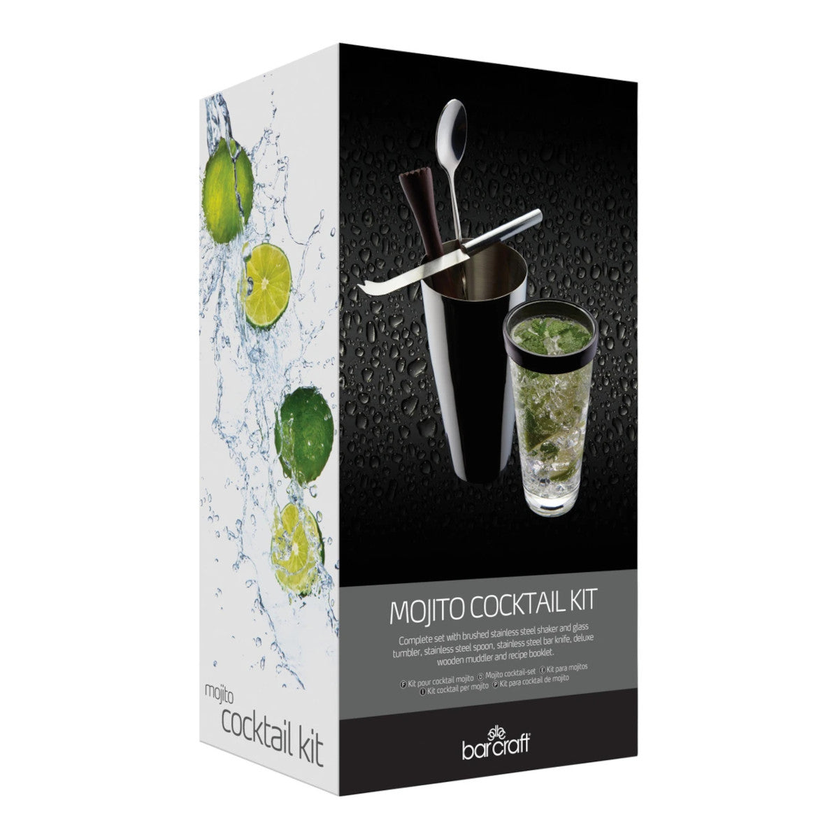 BarCraft Mojito Cocktail Set 4 Piece